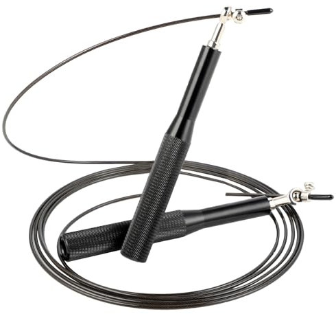 Corde à Sauter Sport - Cordes à Sauter Réglable 3M - Poignée en Aluminium avec Motif Diamant - Convient aux Hommes et Femmes - Corde à Sauter Adulte pour Fitness, Entraînement, Cardio, Musculation