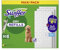 Swiffer Panni Cattura Polvere, 180 Panni Microfibra Dry, Cattura Polvere e Sporco, Ottimo per Tutti i Tipi di Pavimenti e per i Peli di Animali, Giga Formato
