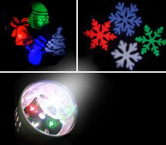 LP Divertissements Lot de 3 - Projecteur LED's 1w 4 Motifs colorés Mix