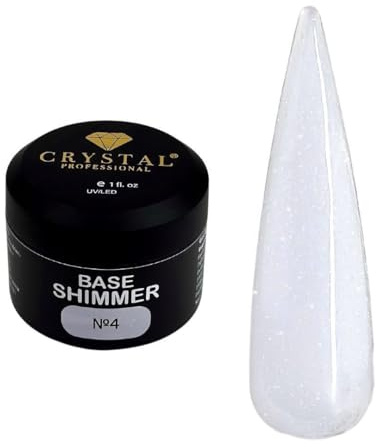 Base Coat UV Gel 30ml | Base Coat para uñas con delicado acabado brillante y fuerte adherencia | Camuflaje Base Coat – Ideal para el día a día y días festivos | Esmalte UV | Blanco y Gris 004