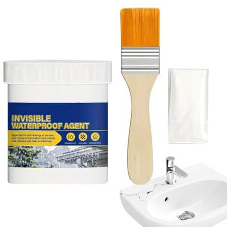 Waterproof Sealant - Precision Tip Nozzle Glue Adhesive Tool | Flexible Roof Leak Repair Sealant For Kitchen, Bath, Pipe, Floor, Window, And Outdoor Use, Strong Waterproof Paste For Home Fixing And Ma