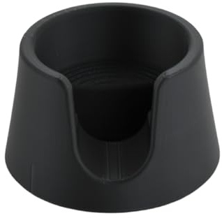 FooYee Coffee Tamper Base, Silicone Non Slip Portafilter Holder, Black Tamping Station, Enhances Stability and Extraction for Accessories, Compatible with Ninja Espresso Machine ES601(Black)