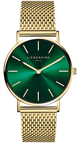 LIEBESKIND Berlin Damen Analog Quarz Armbanduhr mit Edelstahlarmband LT-0210-MQ