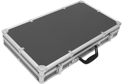 Großer Werkzeugkoffer, universeller Aluminiumkoffer, Hartschalenkoffer mit Schaumstoff, schützt Elektronikwerkzeuge, Kameras und Testgeräte, Werkzeugtruhe, Hartschalenkoffer
