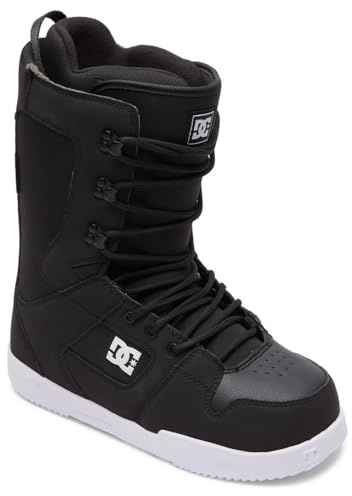DC Phase - Botas de snowboard para hombre, color negro y blanco 10