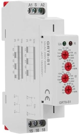 Relé de temporizador de ciclo AC 230V GRT8-S1 Mini temporizador de ciclo asimétrico ON/OFF Relé de tiempo de ciclo de repetición