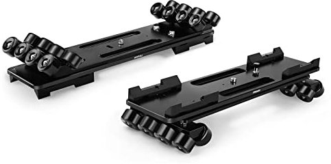 Skateboard PROAIM Pro pour Chariot de caméra pour Plateforme de Porte. pour Pistes Droites et Courbes. Charge utile jusqu'à 500 kg. Compatible avec Le Rail CD 24,5 (SB-PRO-01)