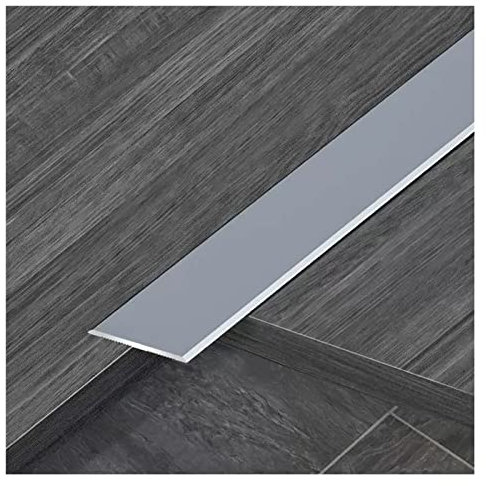 übergangsprofi Aluminium flache Bodenschwelle Streifen, Wand Trim Strip Abdeckung Tür Teppichkante Türschwelle Bar für Laminat / Fliesen / Holz und Linoleum Bodenbelag ( Color : E , Size : Length 90cm