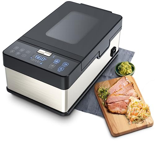 The Space Neovide Sous Vide Cooker, The Space NSV100 - Waterless, Bagless, with Built-in Probe, Preserved flavor, Shape and Texture