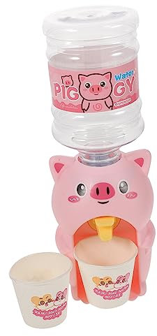 Toyvian 1Pc Dispensador De Agua Juguete Mini Mesa Mini Enfriador De Agua Mini Regalos Dispensador De Agua Dollouse Dispensador De Agua Kawaii Lindo Dispensador De Agua Bebidas Piggy