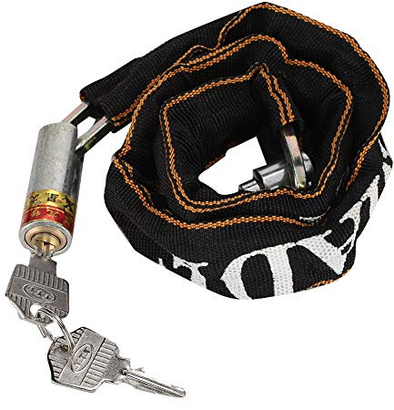 Candado de Cadena Antirrobo, para Scooter de Movilidad de Motocicleta, Tela No Tejida Robusta, Candado para Silla de Ruedas de Bicicleta, Galvanizado e Impermeable, Núcleo de