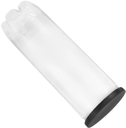 POPETPOP Tennisballbehälter PVC Transparent Mit Schwarzem Deckel Tragbarer Tennishalter Ballaufbewahrung Flasche Für Tennis Und Badmintonbälle Praktischer Outdoor Organizer