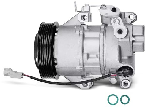 Frankberg Sistemi di condizionamento dell'aria Compressore aria condizionata con frizione Compatibile con Clio II BB CB SB0/1/2 Kangoo KC0/1 FC0/1 7700100417, compreso l'olio preconfezionato