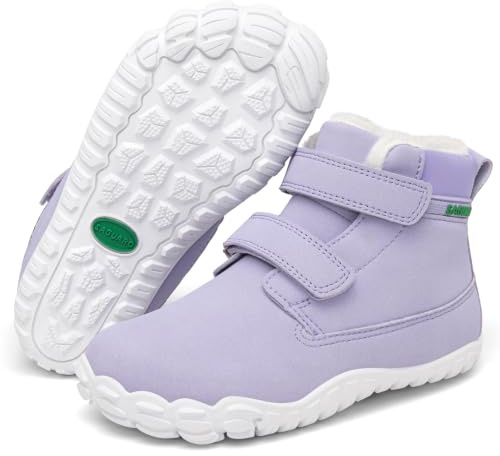 SAGUARO Bambini Barefoot Shoes Stivali da Neve Antiscivolo Caldo