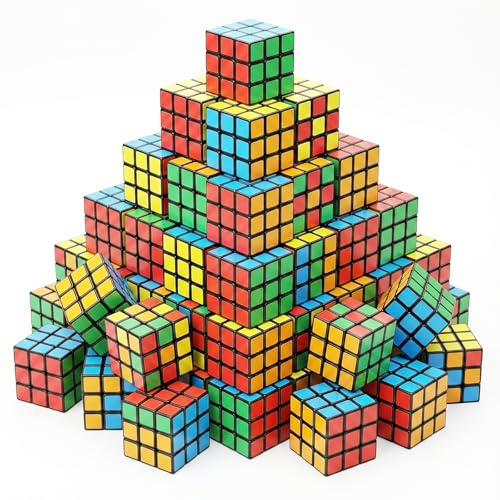 Mini Zauberwürfel，20 Stück Rubiks Cube 3x3, Geduldsspiel Für Kinder, Reisespiel Und Geburtstagsgeschenk, Magic Cube, Mini Puzzle(3 * 3 * 3cm)