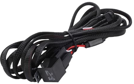 RASTKY LED-Lichtleiste, Kabelbaum-Set, 12 V, Ein/Aus-Schalter, Relais, Flachsicherung, Offroad-Nebelscheinwerfer, Kabelbaum, LKW, UTV, ATV, Boot