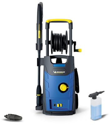 Michelin Hidrolimpiadora MPX24EHL de Alta Presión, para Coches y Exteriores del Hogar, Presión máx. 170 Bar, Caudal máx. 480 l/h, Potencia absorbida 2400 W