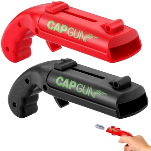 2 ouvre-bouteilles forme pistolet créatif 4cm solide durable fête bar boîte de nuit fille hot tendance, cap gun, décapsuleur pistolet, decapsuleur mural biere