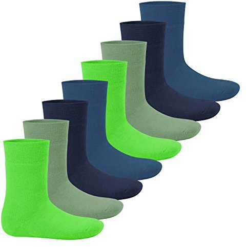 Footstar Kinder Wintersocken (8 Paar) Everyday! - Cool Colours 31-34