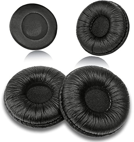 Ear Cushions for Plantronics Headset Replacement Ear Pads Compatible with Plantronics HW251N HW261N HW510 HW520 Blackwire C320 3210 3220 3320 Jabra Biz 1500 GN2000 PRO 920 9450 Headphones (4 Pack)