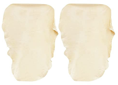 Lot de 2 grandes serviettes de nettoyage en peau de chamois super absorbantes pour séchage de voiture
