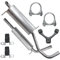 Schaldampferset Auspuff für Seat Ibiza 3 III 6L Fabia 1 I 2 II VW Polo 4 IV 9N 1.4 1.0