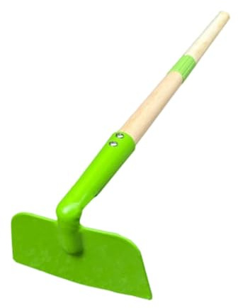 KESOTO Attrezzo da Giardinaggio per Bambini, Manico in Legno, Ideale per attività All'aperto, Zappa Larga