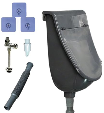 Tuxuseo Urinoir Sans Eau - Urinoir Portable,Toilette Séche Avec Couvercle Pour Camping Garage Parc Jardin Chantier Abri Salle De Sport