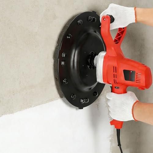Kit De Machine De Lissage De Surface De Mur De Ciment Portatif, Polisseuse Murale 1280W, Truelle Électrique À Mortier Et Béton Avec 6 Vitesses Ajustables Pour Industriel Et Domestique
