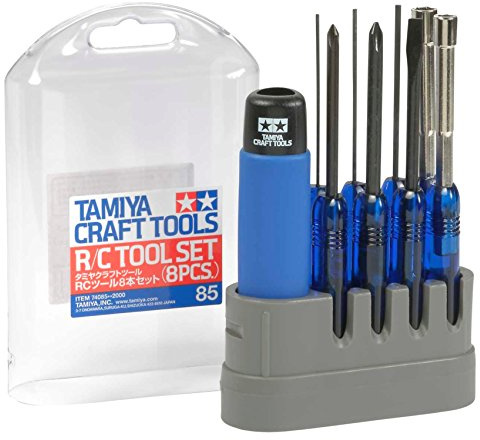 TAMIYA 300074085 – RC-verktygsset, 8 delar