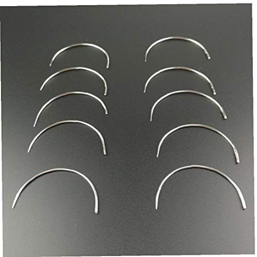 Hotaden Reparación 25pcs Tipo Curvo colchón de Agujas de Coser a Mano casero Agujas de Coser 25pcs Aguja Tipo