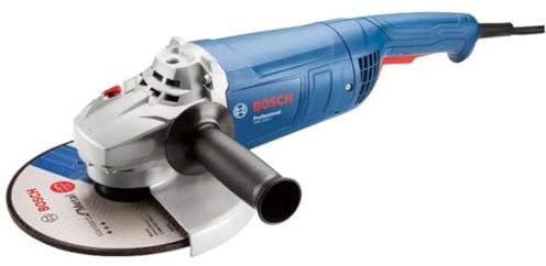 Bosch Professional GWS 2000 J - Amoladora angular (Ø 230 mm, 2000 W, 6500 rpm, Soft start)