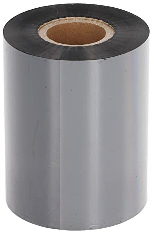 Thermotransferband für Barcode-Druck und Etikettenpapier, Farbband für Drucker, 80mm x 300m, Zubehör für Druckkopierpapier, Druckaccessoires