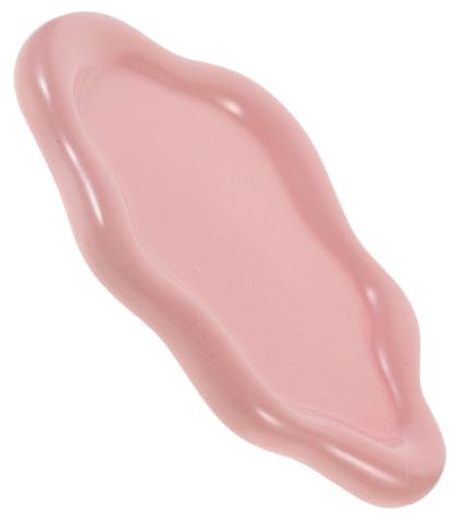 PRETYZOOM Muschel Schmuckschale aus Keramik mit Unregelmäßiger Form und Rosa Farbe als Zuverlässige Schmuckschale und Schmuckablage für Elegante Schmuckaufbewahrung im Wohnzimmer