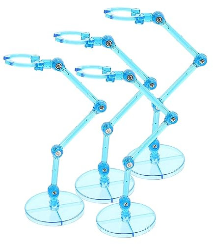 Toyvian 4stücke Stabile Action Figuren Displayständer Kunststoff Für Modellfiguren Aufbewahrung Und Präsentation Von Sammlerstücken Transparent Und Einfach Zu Montieren