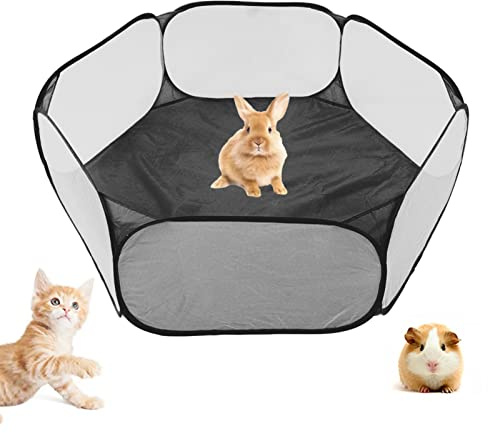 Tenda Portatile per Piccoli Animali, Tenda Cge per Animali, Recinto Pieghevole Traspirante per Animali Domestici, Recinto da Gioco per Interni, per Criceti, Porcellini D'India,
