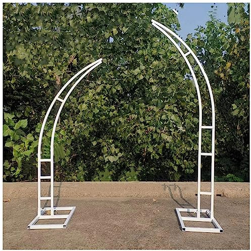 Support d'arche de Mariage Arche de Jardin en Treillis, Arches de Mariage arquées avec Bases, Arche de Jardin, Support pour Plantes, Support Floral, pour décoration d'événement de fête en to