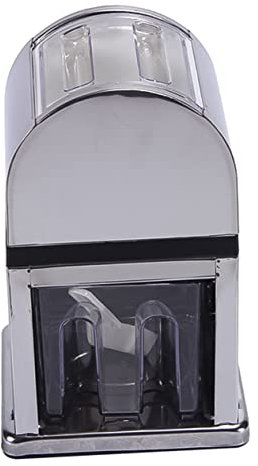 IMIKEYA Molino de Hielo raspador de Hielo máquina de Afeitar Hielo máquina de Hielo Fabricante de Hielo Mini trituradora de Hielo Manual Mini Amoladora Picador de Hielo rompehielos Silver