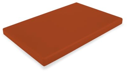 VoltShine Tabla de Corte 350x250x15mm con Tacos marrón, Material Duradero, Ideal para Preparar Alimentos y Proteger Superficies.