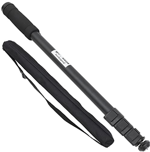 NUOBESTY Monopode Télescopique Compact en Alliage D'aluminium Portable et Stable pour Appareils Photo Numériques, Accessoire Léger pour Photographie en Voyage