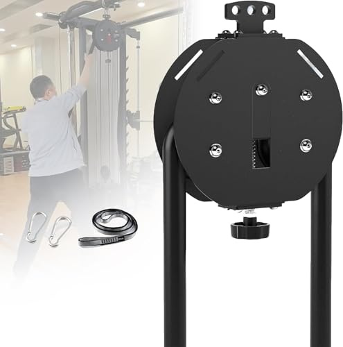 CHENWY Entrenador de Cuerda sin Fin, Sistema de polea con Cable, Resistencia Ajustable, Herramienta de Entrenamiento de Cuerpo Completo, Entrenamiento de Fitness con Cuerda de tracción