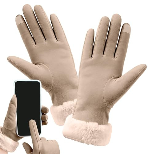 Handskar För Kvinnor Pekskärmskompatibla Termiska Cykeltillbehör