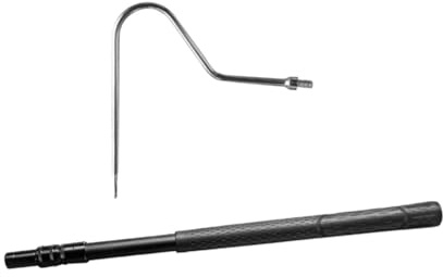 FerneeButy Pinza per Rettili Estensibile 58-115 cm, Gancio Professionale in Acciaio Inox per Serpenti, Robusta e Leggera