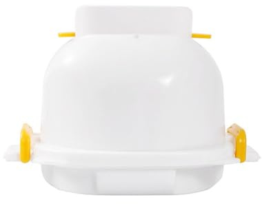 Lawnoval Microrowave para caldera de huevos, 4 huevos, para PP + vaporizador de aluminio con diseño de seguridad, para compacto 7.2 pulgadas de diámetro, recipiente reutilizable para cocinar en