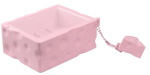 Nucelit Keycap Organizer med ostformad vänlig nyckelhållare fodral för spelare och professionell förvaringslåda för tangentlock