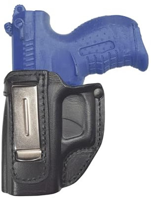 VlaMiTex IWB 2Li Leder Holster für PK380 Walther P22 / P22Q und Ruger 22 Verdeckte/Versteckte LINKSHÄNDER