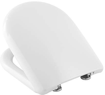 Inbagno Coprivaso Dedicato Serie Alia Flavia e Misura ceramiche Globo in Termoindurente Bianco