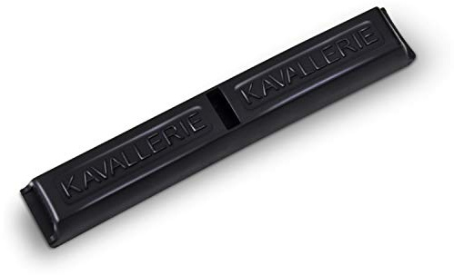 Kavallerie Gel Curb Chain Guard - Rectangular Black Chain Cover Made with Soft Elastic Gel to Protect The Jaw of Sensitive Horses Against Rubbing and Pinching, Perfect for English Curb Chains