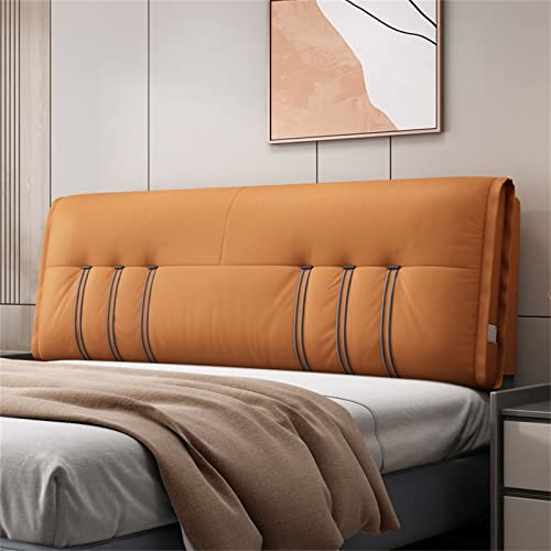 Gepolsterte Keilkissenstütze Rückenlehnenkissen Wandkissen Nachtkopfkissen Lesekissen Abnehmbarer Bezug Für Doppelbett Daybed Bank,C,with headboard 59/150cm