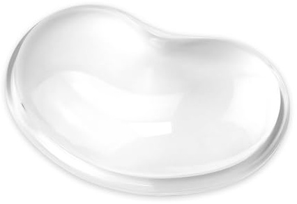 Arisase Weiche Maus-Handgelenkauflage, bequem, kühles Silikon-Gel, ergonomisches Kissen, kleine Größe, Handschmerzlinderung, Stützkissen mit Gelfüllung für Laptop, Computer, Büro und Zuhause